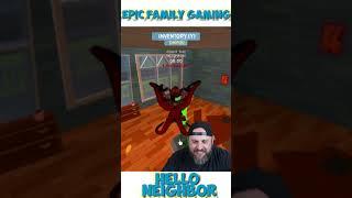 HELLO NEIGHBOR - Roblox So Scary! #shorts - EpicFamilyGaming