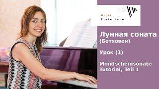 Лунная соната - Часть 1 (Л.В.Бетховен) Уроки фортепиано/ HOBBY PIANO