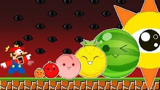 Mario vs EVOLUTION of Giant Fruit ̣in Watermelon Game (SUIKA) |GM Animation