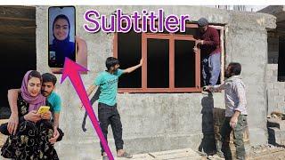 Installing doors and windows 🪟and contacting the channel's subtitler (Ms. Farzaneh)‍️