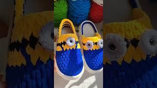 Does it look better with or without a heel #Purely hand woven slippers #Hooked shoes #Handmade diy