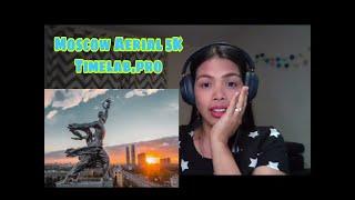 Myrna REACTS TO Moscow Russia Aerial Drone 5K Timelab.pro // Москва Россия Аэросъемка