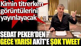 Sedat Peker'den Yeni Akit'e:Sizinkilerden Birinin Vibratörlü Videosu Var, Yayınlamamı İster misiniz?