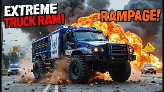  CRAZY TRUCK RAMPAGE! Total Destruction in the City! 