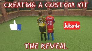 THE REVEAL. THE BOYS CUSTOM DESIGNED FOOTBALL KITS