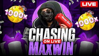 CHASING MAX WIN ON STAKE | LIVE GIVEAWAY 