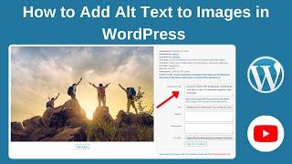 How to Add Alt Text to Images in WordPress