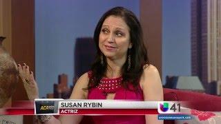 Susan Rybin en Univision 41 con Victor Javier Solano