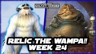 It's Wampa Time!!!  Free to Play Jabba Rush - Week 24 - Relic Wampa!!  Star Wars Galaxy of Heroes