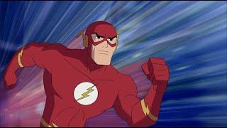 The Flash (Barry Allen) Powers and Fight Scenes - Justice League The New Frontier