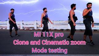 MI 11X Pro clone and cinematic zoom mode test | fun with friends | and camera review | #hcycreation