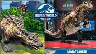 ГИБРИД КАРНОТАВРА - Карнотаркус Jurassic World Alive carnotarkus