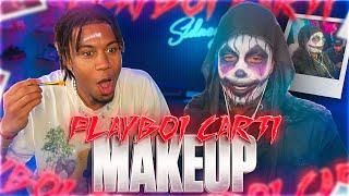 PLAYBOI CARTI MAKEUP für HALLOWEEN  (zu crazy)