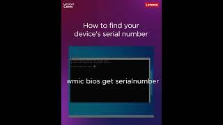 How to find Serial Number in Laptop. #lenovoindia #intelindia #serialnumber #bios