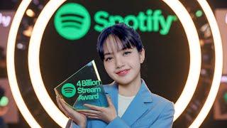 "10 minutes ago! The world is shocked, BLACKPINK's LISA just broke a Spotify record!