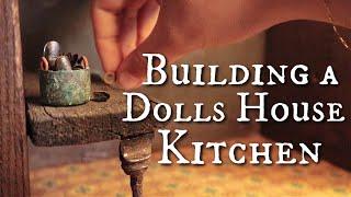 Crafting A Miniature Mudlark Dolls House Kitchen,  Re-purposing + Recycling!