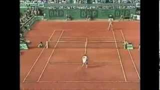 Part 1 Boris Becker vs Stefan Edberg French Open 1989 Semi final Highlights