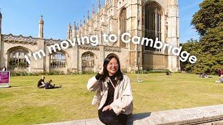 I'm moving to Cambridge!