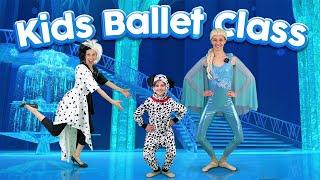 FROZEN Kids Ballet - Elsa Saves 101 Dalmatians Puppy from Cruella (Ballet for Kids Ages 2 -8)