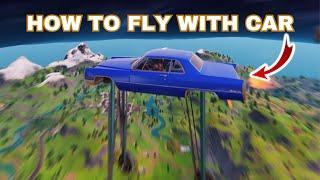 Fortnite How to FLY WITH CAR? How To Fly With Car In Fortnite?