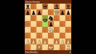 Paul Morphy ,Rook Odds Game #chess