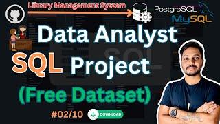 SQL Data Analysis Portfolio Project #02/10 | Beginner to Advanced Guide for Library Project SQL