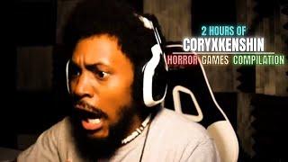 2 HOURS OF CORYXKENSHIN PLAYING HORROR GAMES | COMPILATION | @CoryxKenshin