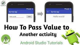 How to pass value to an another Activity | TechnicalTrench