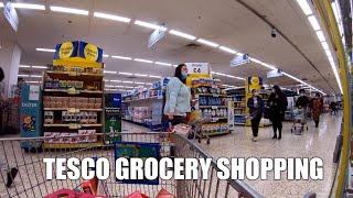 SHOPPING AT TESCO EXTRA STORE | London Supermarket Grocery Shopping Tour