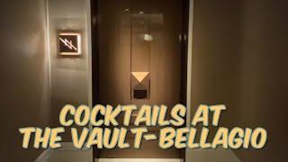 An Exclusive Hidden Lounge at Bellagio! Specialty Cocktails and Delicious Small Bites at The Vault