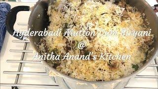 Ramzan Special | Hyderabadi Mutton Dum Biryani | (English Subtitles) | Tamil Vlog | Anitha Anand