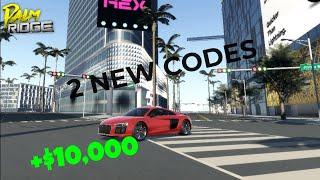 NEW PALM RIDGE CODES!!! (ROBLOX)