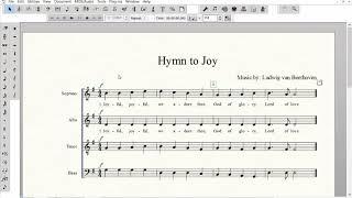 Creating a Choral Score with Finale