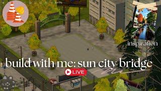 build sun city bridge with me | save file diaries #sims2