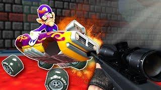 What if Mario Kart had GUNS? - Garry's Mod Gameplay - Gmod Racing