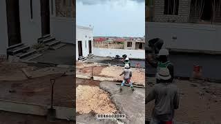 GH¢75,000 for just compound flooring #trending #buildinginghana #construction