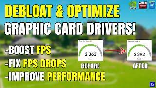 How To Boost Your FPS by Clean Re-Install Graphic Card Drivers