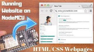 Running Website on NodeMCU Server | ESP8266