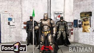 FondJoy Armored Batman (vs. Superman Ver.) Unboxing, McFarlane Comparison & REVIEW #dc #batman