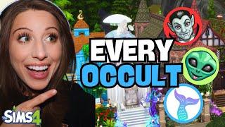 Building Townhomes for EVERY OCCULT in the Sims 4 | Part 1