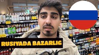 RUSIYA MAGAZALARINDA QIYMETLER MOSKVA 50AZNLIK BAZARLIG-2660RUB VLOG