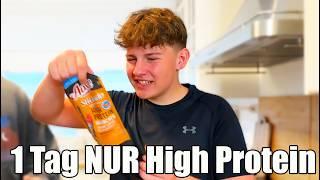 1 Tag NUR mit High Protein Produkten überleben  mit  @Ash5ive    @Echtso    @marieland   TipTapTube