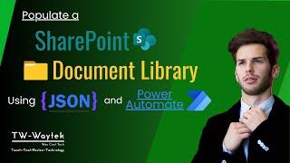 Populate a SharePoint Document Library's Metadata Using JSON and Power Automate