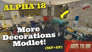 7 Days to Die  Mod | More Decorative Blocks for Building! @Vedui42 ️
