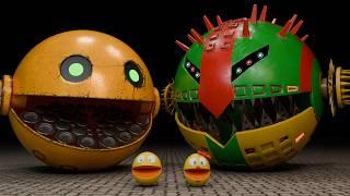 PACMAN AND ROBOT PACMAN VS MONSTER ROBOT - PART 1