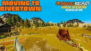 MOVING TO RIVER TOWN! #32 ORANGE BEAST DLC  - Gold Mining Simulator
