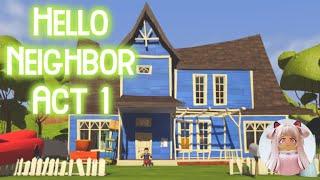 Hello Neighbor ACT 1 full game NEW UPDATE by Blitz517 Roblox Gameplay Walkthrough [4K]