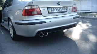 Прямоточный глушитель Vitol НГ-0729 BMW e39 (видео_2)