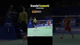 Such a Graceful Footwork by Liew Daren #badminton #chenlong #worldtourfinals #bwf #leechongwei