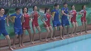 Housemates nag bonding sa Pool